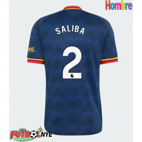Camiseta Arsenal William Saliba #2 Visitante Equipación 2026-27 manga corta